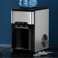 Devanti 20kg Ice Maker Cold Hot Water Dispenser 3L Silver