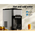 Devanti 20kg Ice Maker Cold Hot Water Dispenser 3L Silver