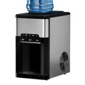 Devanti 20kg Ice Maker Cold Hot Water Dispenser 3L Silver