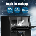 Devanti Commercial Ice Maker 30kg Cube Machine