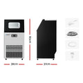 Devanti Commercial Ice Maker 45kg/24hr Stainless Steel Bar