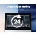 Devanti Commercial Ice Maker 45kg/24hr Stainless Steel Bar