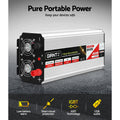 Giantz Power Inverter 2000W 4000W Pure Sine Wave 12V 240V Caravan
