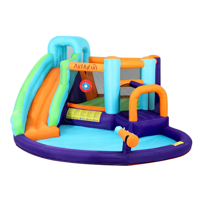AirMyFun Water Slide Jumping Castle Inflatable Trampoline Outdoor
