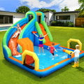 AirMyFun Inflatable Water Slide Splash Park Castle 427x374cm