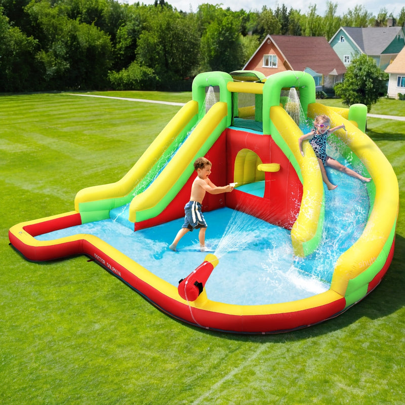 Doctor Dolphin Kids Inflatable Water Slide Jump Castle 575x445cm