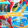 Kids Water Slide Pool Jumping Castle 615x322cm Inflatable