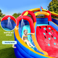 Kids Inflatable Water Slide Pool 408x386cm Splash Park Cannon Game