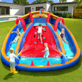 Kids Inflatable Water Slide Pool 408x386cm Splash Park Cannon Game