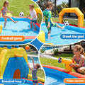 Keezi Inflatable Kids Pool Water Slide Splash Castle Football 622cmx542cm