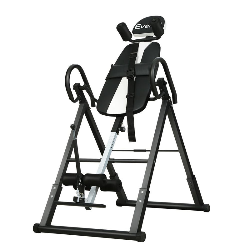Everfit Inversion Table Back Stretcher Home Gym Exercise Grey