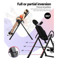 Everfit Inversion Table Back Stretcher Home Gym Exercise Grey