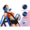 Everfit Inversion Table Back Stretcher Home Gym Exercise Inverter Blue