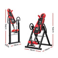 Everfit Inversion Table Gravity Back Stretcher Home Gym Exercise Red