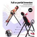 Everfit Inversion Table Gravity Back Stretcher Home Gym Exercise Red
