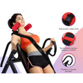 Everfit Inversion Table Back Stretcher Gravity Exercise Home Gym Black