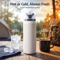Everfit 950ML Insulated Water Bottle with Straw Stainless Steel Drink Bottle