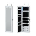 Artiss Jewellery Cabinet LED Mirror Lockable Storage