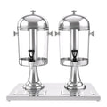 5-Star Chef 16L Dual Tank Juice Dispenser Drink Beverage Server Ice Tubes