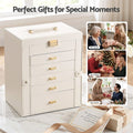 Embellir Jewellery Box 6 Layer Organiser Large Display Case Storage