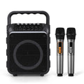 Alpha Karaoke Machine Bluetooth 2 Wireless Microphones Portable