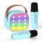 Alpha Portable Karaoke Machine 2 Wireless Microphones Adults Kids