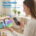 Alpha Portable Karaoke Machine 2 Wireless Microphones Adults Kids