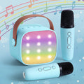 Alpha Portable Karaoke Machine 2 Wireless Microphones Adults Kids