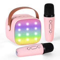 Alpha Portable Karaoke Machine 2 Wireless Microphones Adults Kids