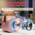 Alpha Portable Karaoke Machine 2 Wireless Microphones Adults Kids