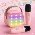 Alpha Portable Karaoke Machine 2 Wireless Microphones Adults Kids
