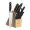 5-Star Chef 14pc Kitchen Knife Set Stainless Steel Sharpener