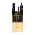5-Star Chef 14pc Kitchen Knife Set Stainless Steel Sharpener