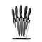 5-Star Chef 7pc Kitchen Knife Set Stainless Steel Sharpener