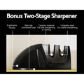 5-Star Chef 7pc Kitchen Knife Set Stainless Steel Sharpener