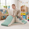 Keezi Kids Climbing Blocks 4-Piece Foam Toddler Playset Soft Indoor Climbing Toy Rocker