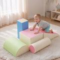Keezi Kids Foam Climbing Blocks 5pc Soft Indoor Toddler Playset