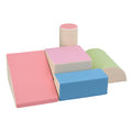 Keezi Kids Foam Climbing Blocks 5pc Soft Indoor Toddler Playset