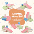 Keezi Kids Foam Climbing Blocks 5pc Soft Indoor Toddler Playset
