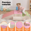 Keezi Kids Foam Climbing Blocks 5pc Soft Indoor Toddler Playset
