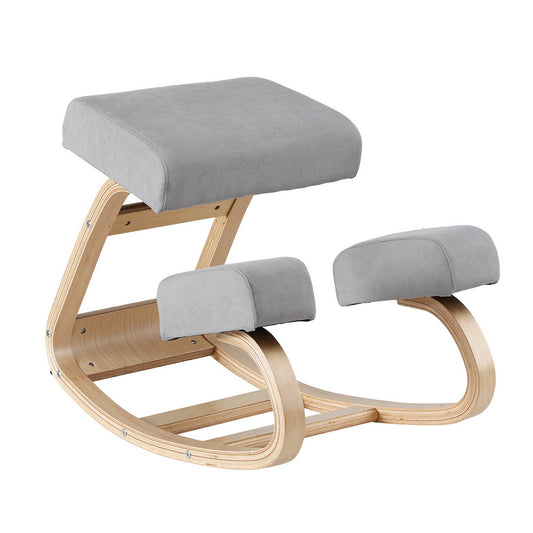 Artiss Kneeling Chair Ergonomic Memory Foam 120kg Grey
