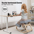 Artiss Kneeling Chair Ergonomic Memory Foam 120kg Grey