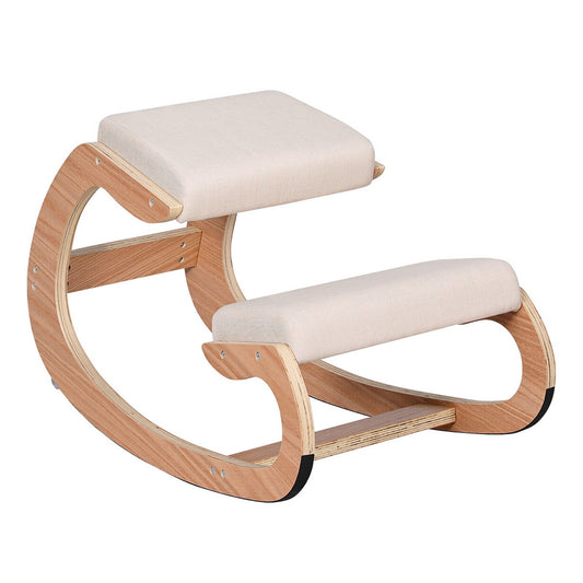 Artiss Kneeling Chair Ergonomic Posture Memory Foam 120kg Beige