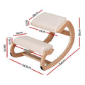 Artiss Kneeling Chair Ergonomic Posture Memory Foam 120kg Beige