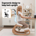 Artiss Kneeling Chair Ergonomic Posture Memory Foam 120kg Beige