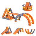 Keezi Kids Climbing Frame Slide Pikler Triangle Arch Indoor Outdoor
