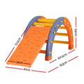 Keezi Kids Climbing Frame Set Slide Indoor Outdoor Pikler Arch