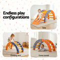 Keezi Kids Climbing Frame Set Slide Indoor Outdoor Pikler Arch