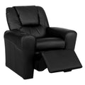 Keezi Kids Recliner Chair PU Leather Black Lounge Armchair Couch