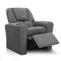 Keezi Kids Recliner Chair Grey Linen Armchair Sofa Lounge